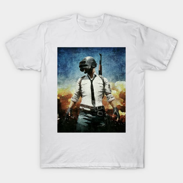 Pubg T-Shirt by Morishasha